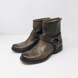 Frye harness ankle boot